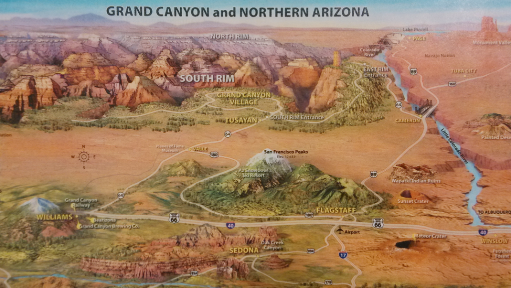 The Canyon County Driving Tour Map Is Shown In Orange - vrogue.co